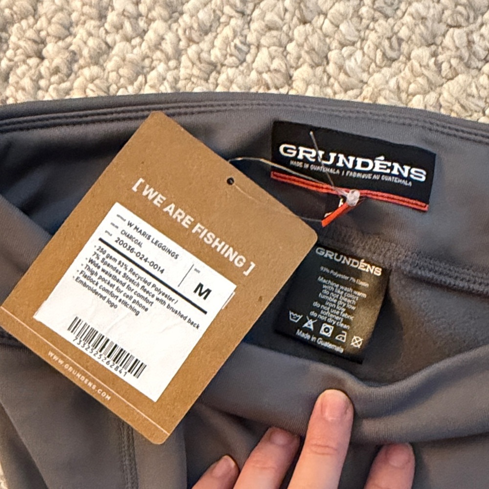 Grundens Gray Stretch Leggings - Picture 2 of 4